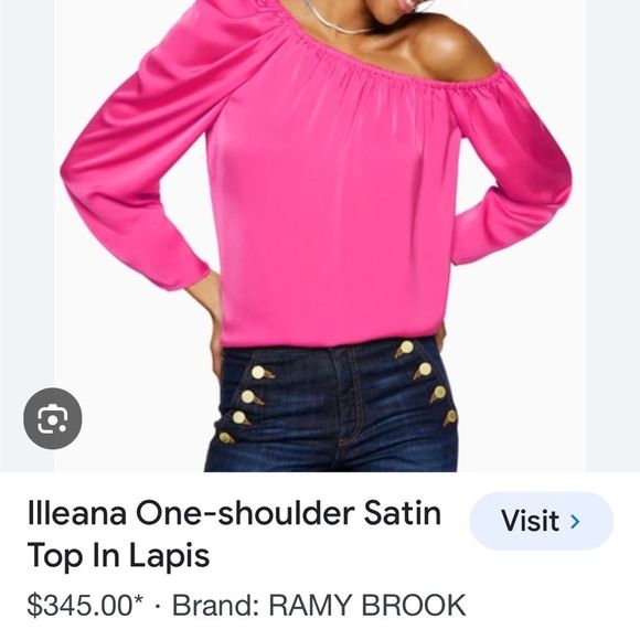 Ramy Brook Tops - RAMY BROOK ILLEANA ONE SHOULDER TOP